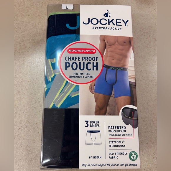 Jockey Men's 3 Pack Boxer Briefs - Picture 5 of 8
